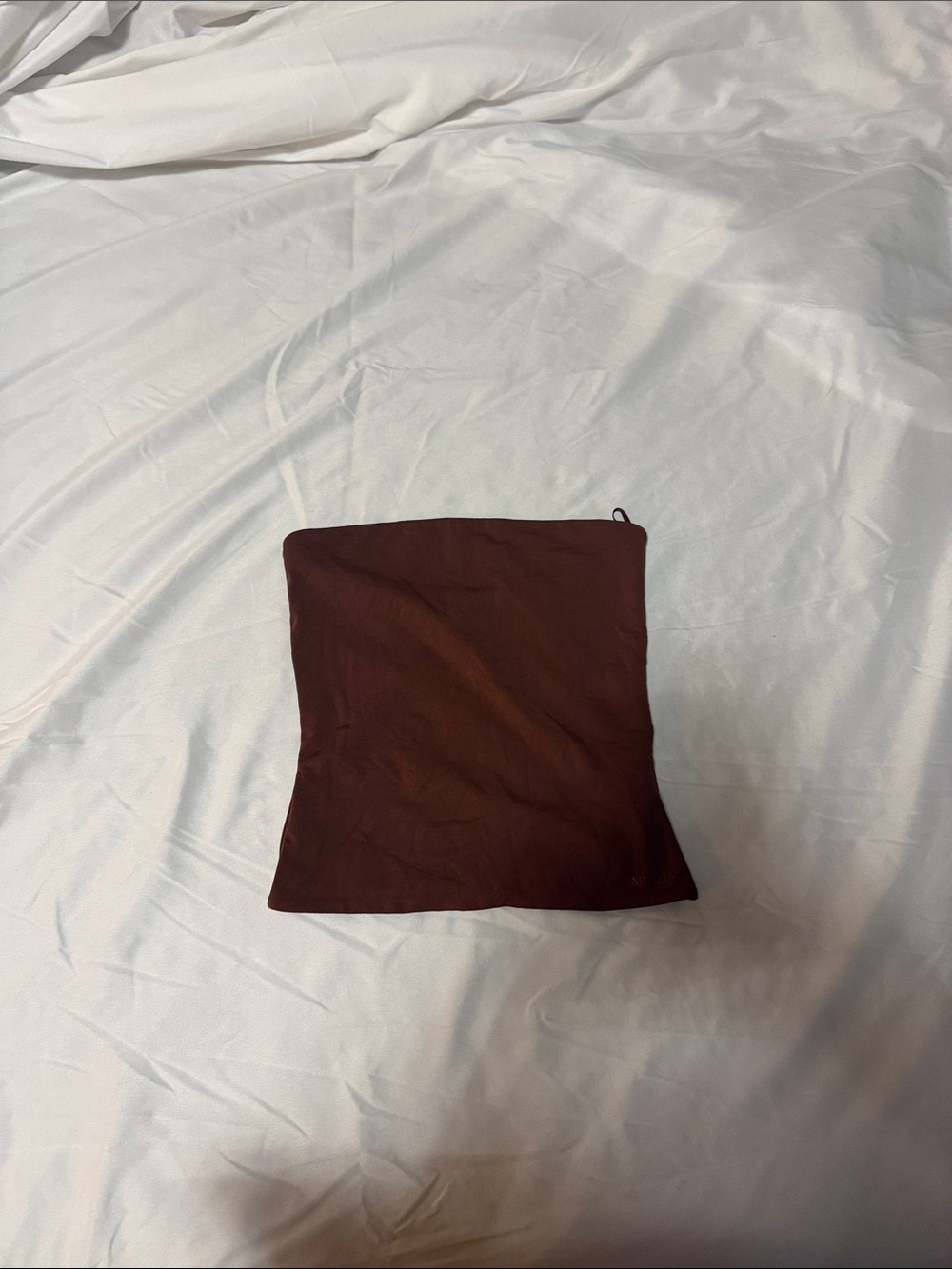 Aritzia Brown Strapless Tube Top